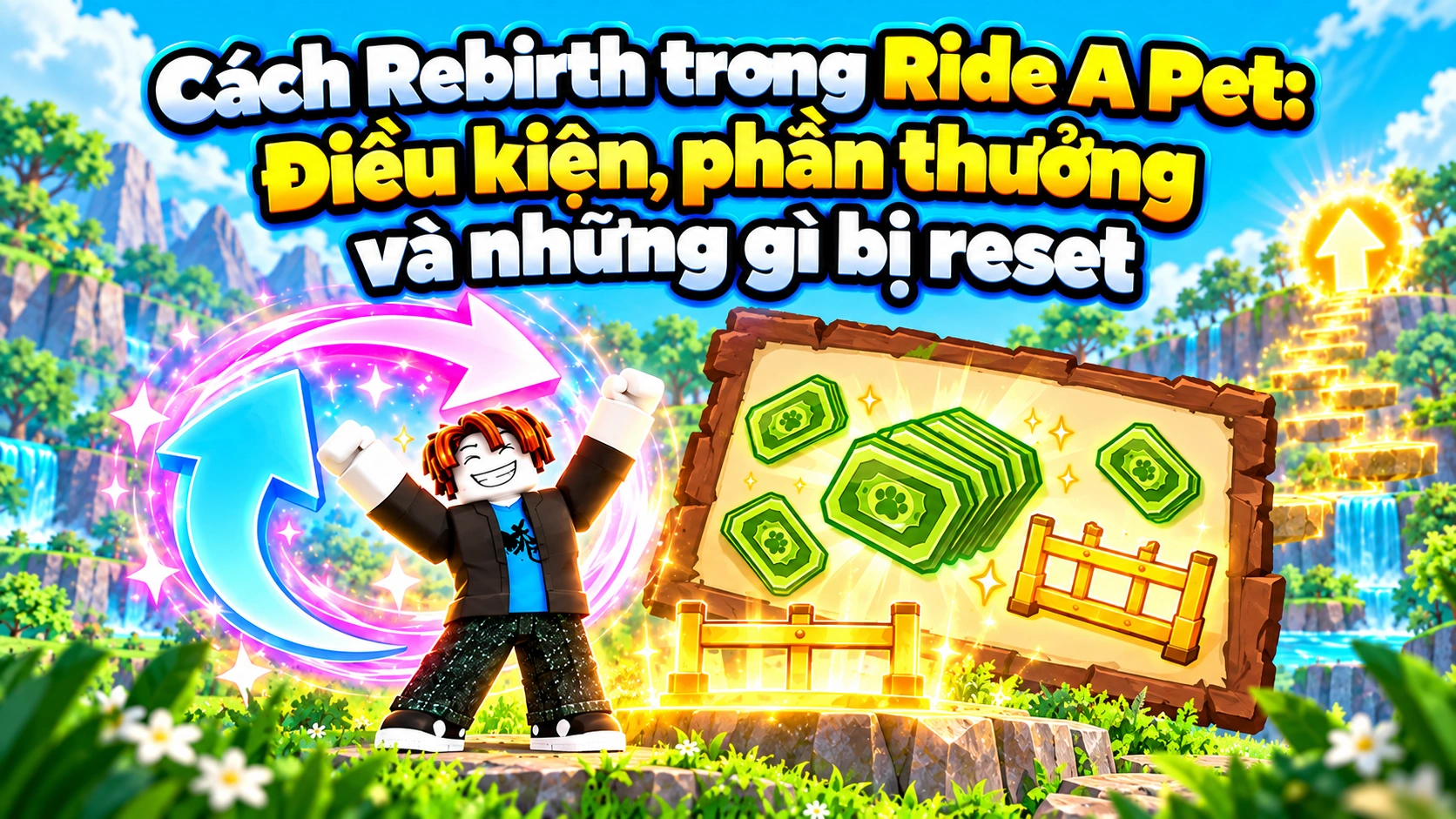 Cách Rebirth trong Ride A Pet: Điều kiện, phần thưởng và những gì bị reset