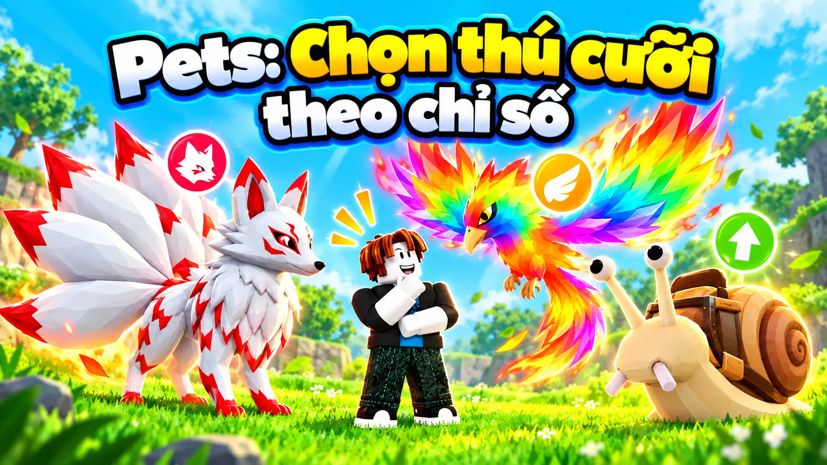 Banner giới thiệu hệ thống Pets trong Ride A Pet