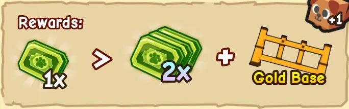 Phần thưởng Rebirth gồm Money Multiplier, Gold Base và thêm chỗ đặt Pet