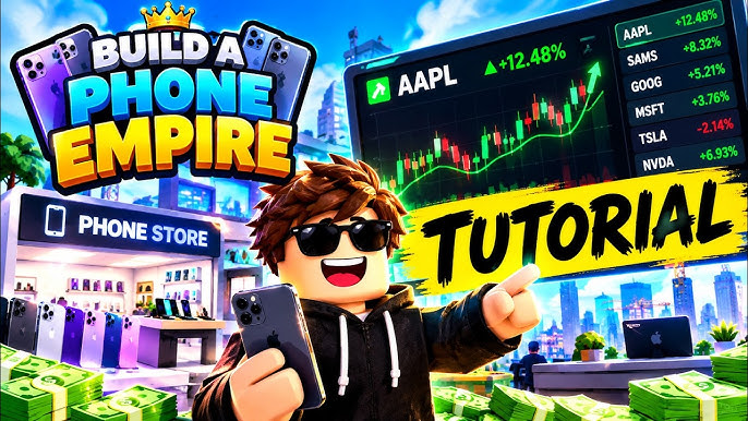 Màn hình thiết kế điện thoại trong Build a Phone Empire