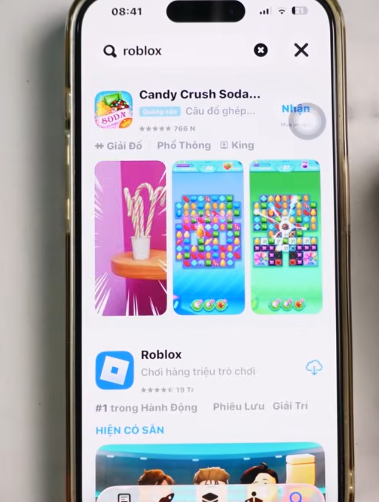 Roblox của Roblox Corporation trên App Store Hoa Kỳ.